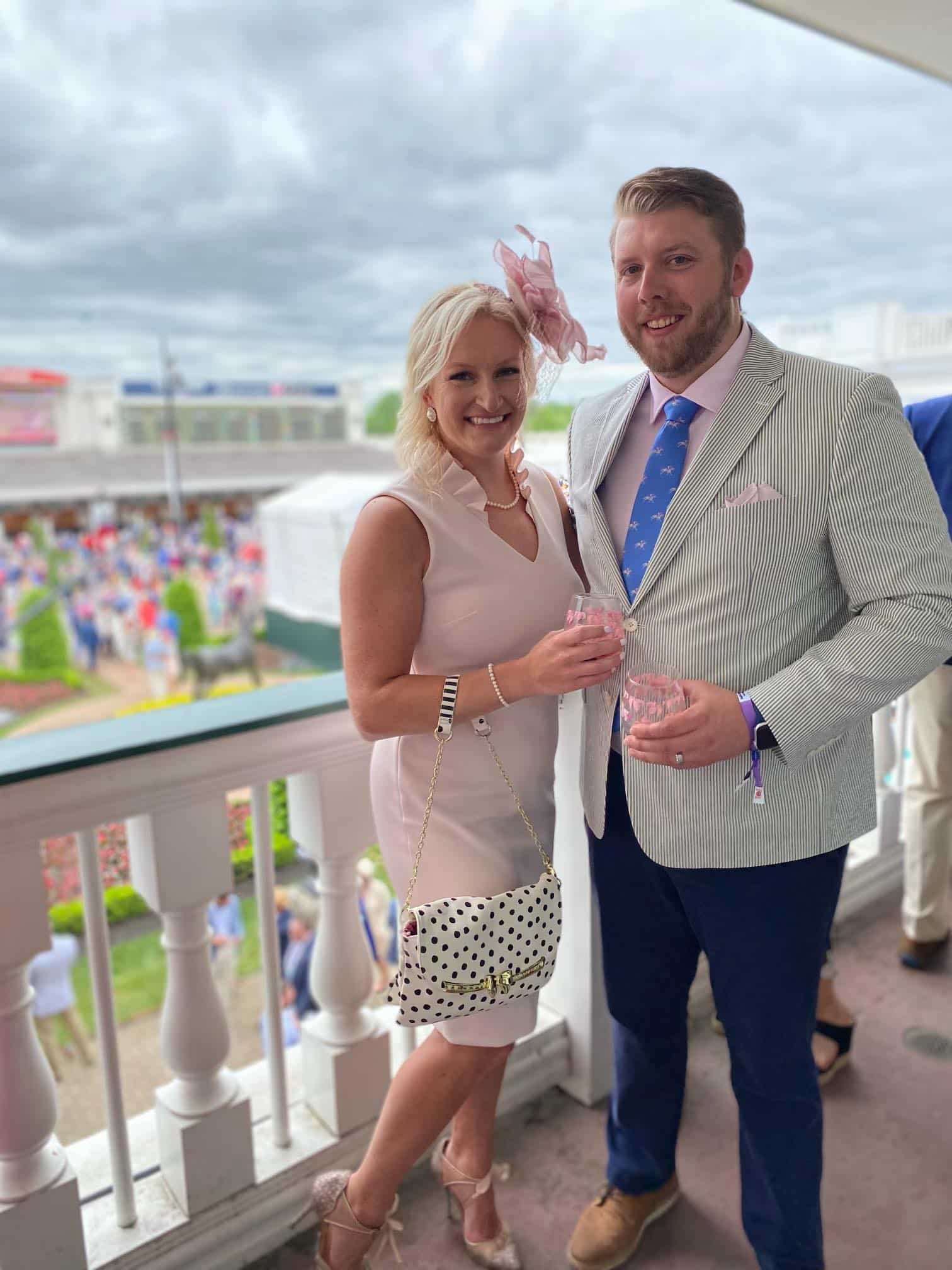 FCL team member, Jason, enjoying the Kentucky Derby with his date.