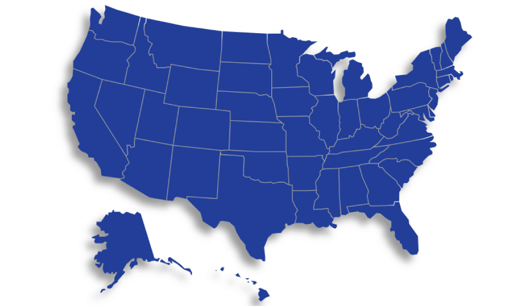 Map of the United States