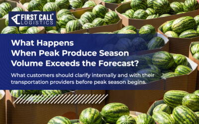 What Happens When Peak Produce Volume Exceeds the Forecast?